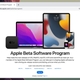 Apple has a well-publicized beta program.
